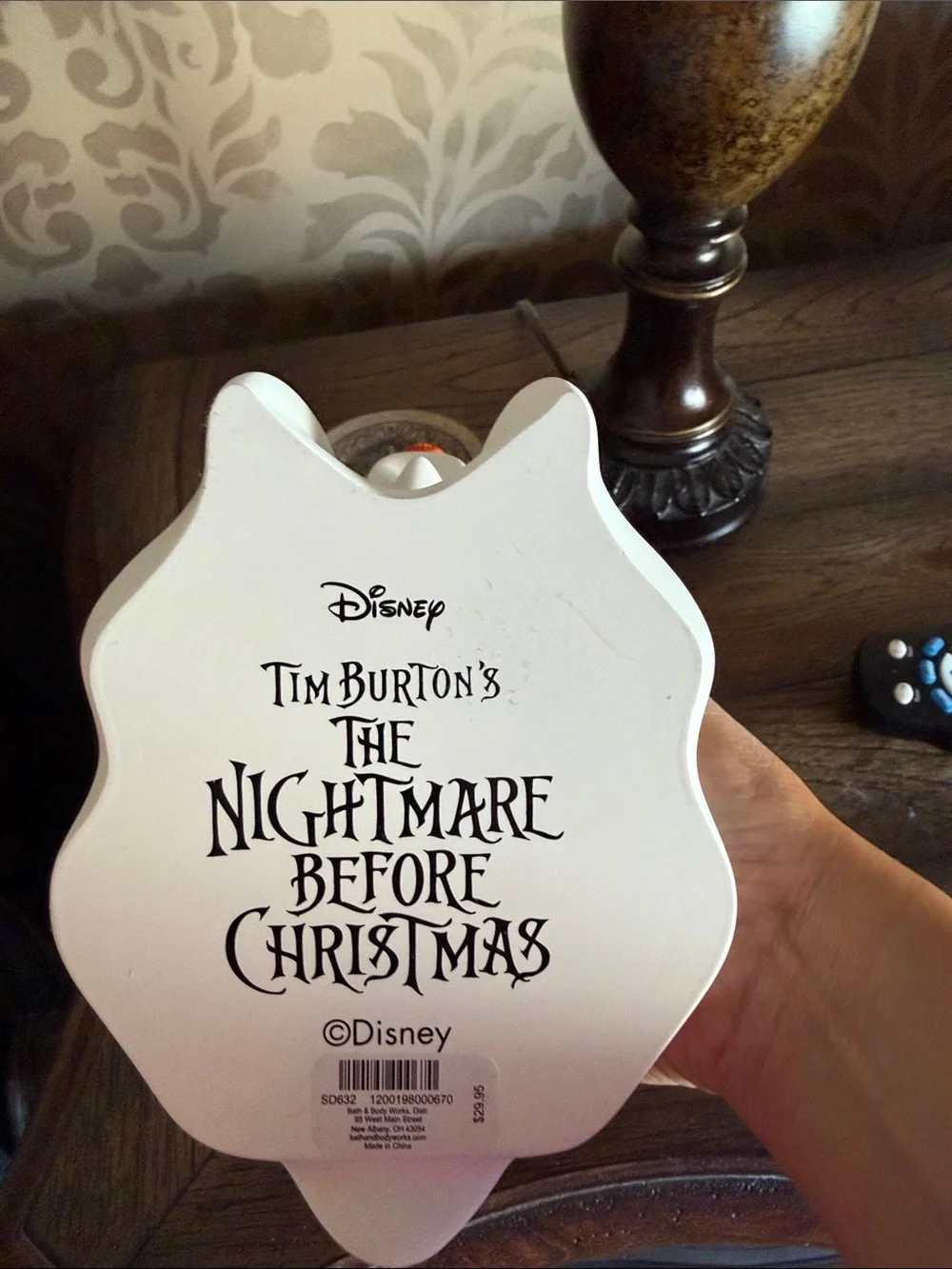 NIGHTMARE before Christmas Zero White Ghost Foaming Hand Soap Dispenser with